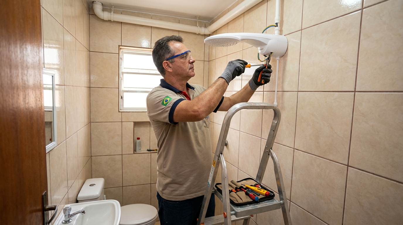 Instalação com pressurizador em Teresina-PI